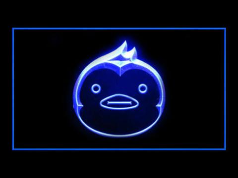 Mawaru Penguin Drum LED Neon Sign